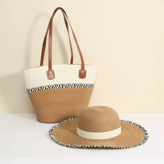 Sac et chapeau de plage