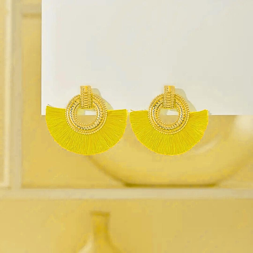 BOUCLES D’OREILLES ÉVENTAIL