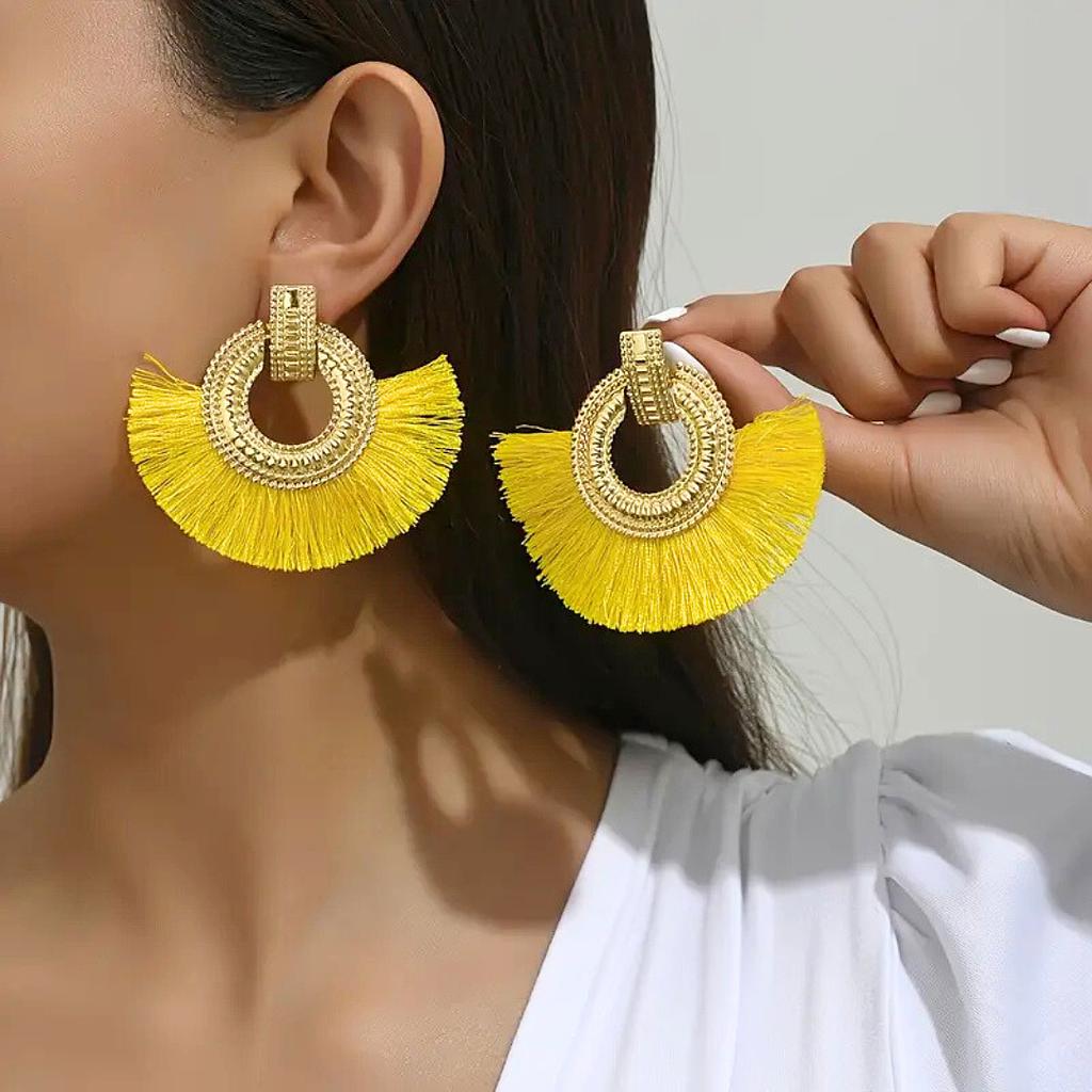 BOUCLES D’OREILLES ÉVENTAIL